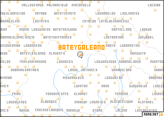 map of Batey Galeano