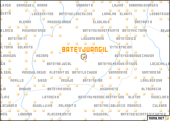 map of Batey Juan Gil