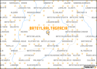 map of Batey La Altagracia