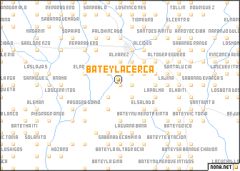 map of Batey La Cerca