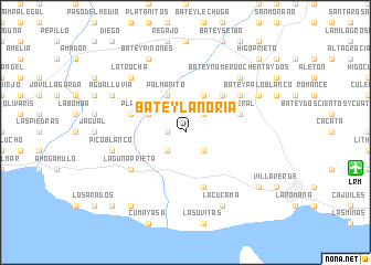 map of Batey La Noria