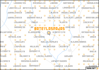 map of Batey Las Pajas