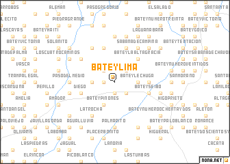 map of Batey Lima