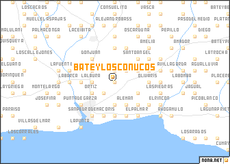 map of Batey Los Conucos