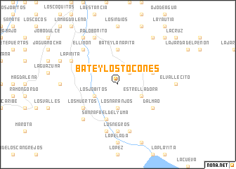 map of Batey Los Tocones