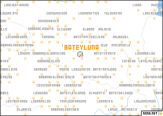 map of Batey Luna