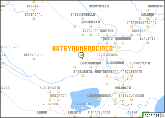 map of Batey Número Cinco