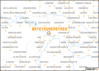 map of Batey Número Tres