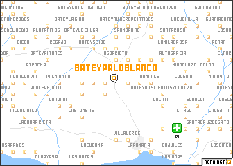 map of Batey Palo Blanco