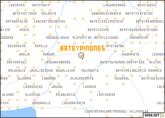 map of Batey Piñones