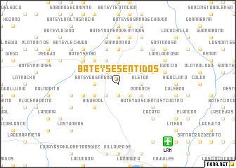 map of Batey Sesentidós