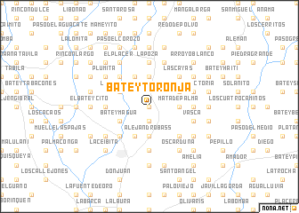 map of Batey Toronja