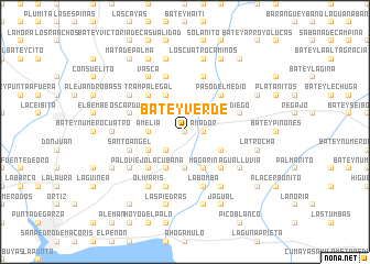 map of Batey Verde