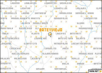 map of Batey Viejo