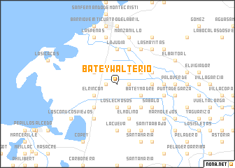 map of Batey Walterio