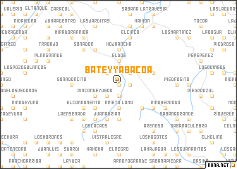 map of Batey Yabacoa