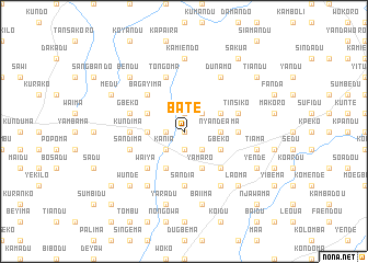 map of Bate