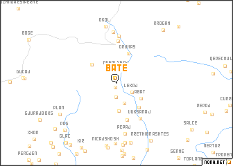 map of Batë