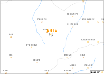 map of Batē