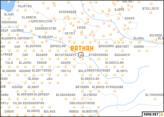 map of Baţḩah