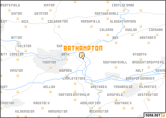map of Bathampton