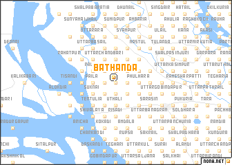 map of Bāthanda