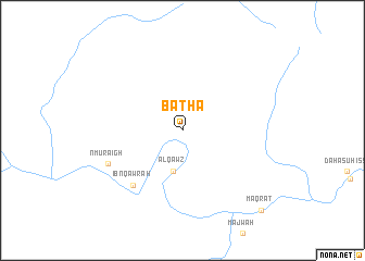 map of Baţḩāʼ