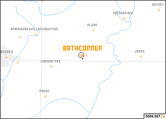 map of Bath Corner