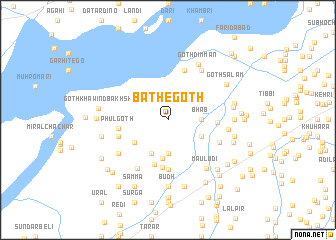 map of Bāthe Goth