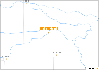 map of Bathgate