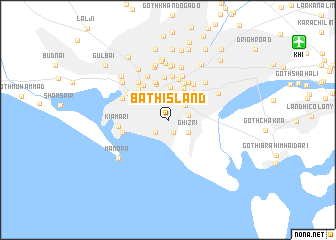 map of Bath Island