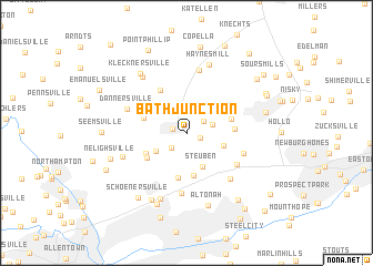 map of Bath Junction