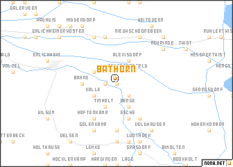 map of Bathorn