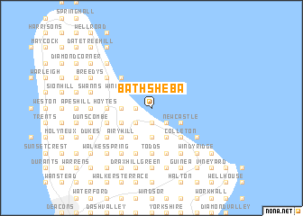 map of Bathsheba