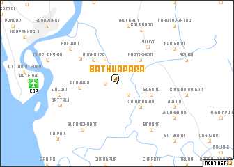 map of Bāthuāpāra