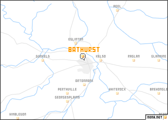 map of Bathurst