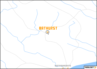 map of Bathurst