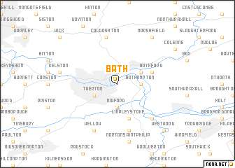 map of Bath