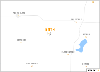 map of Bath