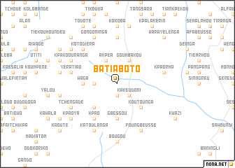 map of Batiaboto