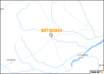 map of Batiāgarh