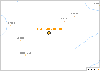 map of Batiakaunda