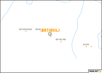 map of Batiakili