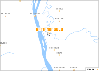 map of Batiamondulu