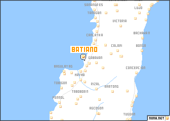 map of Batiano