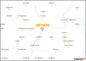 map of Batiara