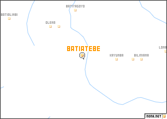 map of Batiatebe
