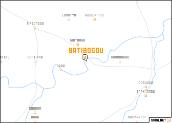 map of Batibogou