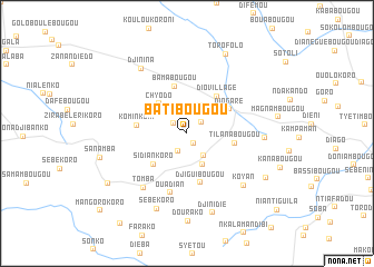 map of Batibougou