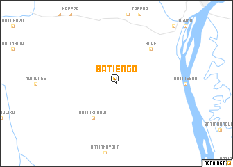 map of Batiengo